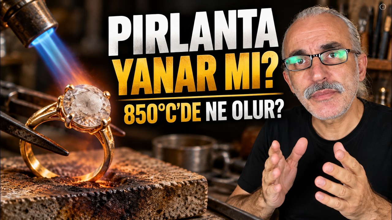Pırlanta Yangında Yanar mı? 850°C Gerçeği ve Altın Yüzüğün Akıbeti — video kapağı