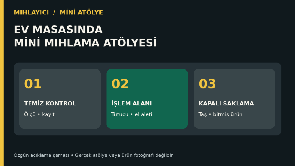 Normal Ev Masasında Mini Mıhlama Atölyesi Nasıl Kurulur?